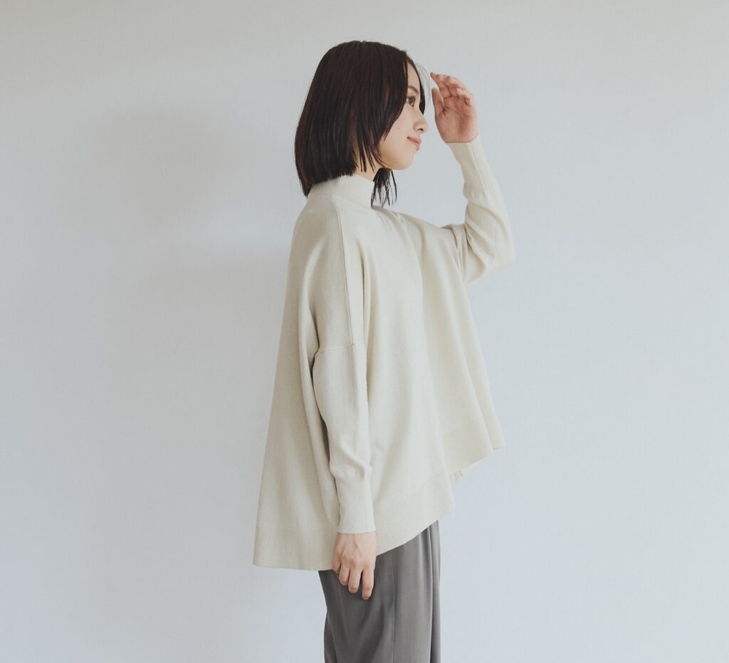 セーター/シルクカシミヤ ハイネック - DRESS HERSELF ONLINESHOP