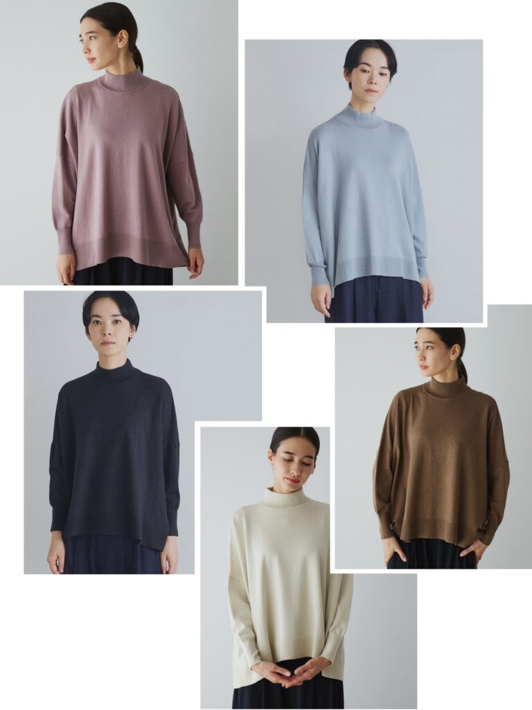 セーター/シルクカシミヤ ハイネック - DRESS HERSELF ONLINESHOP