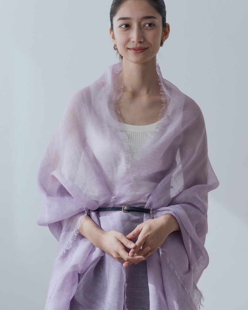 DRESSHERSELF リネンシルクストール ストール/リネンシルク - DRESS HERSELF ONLINESHOP / ドレス