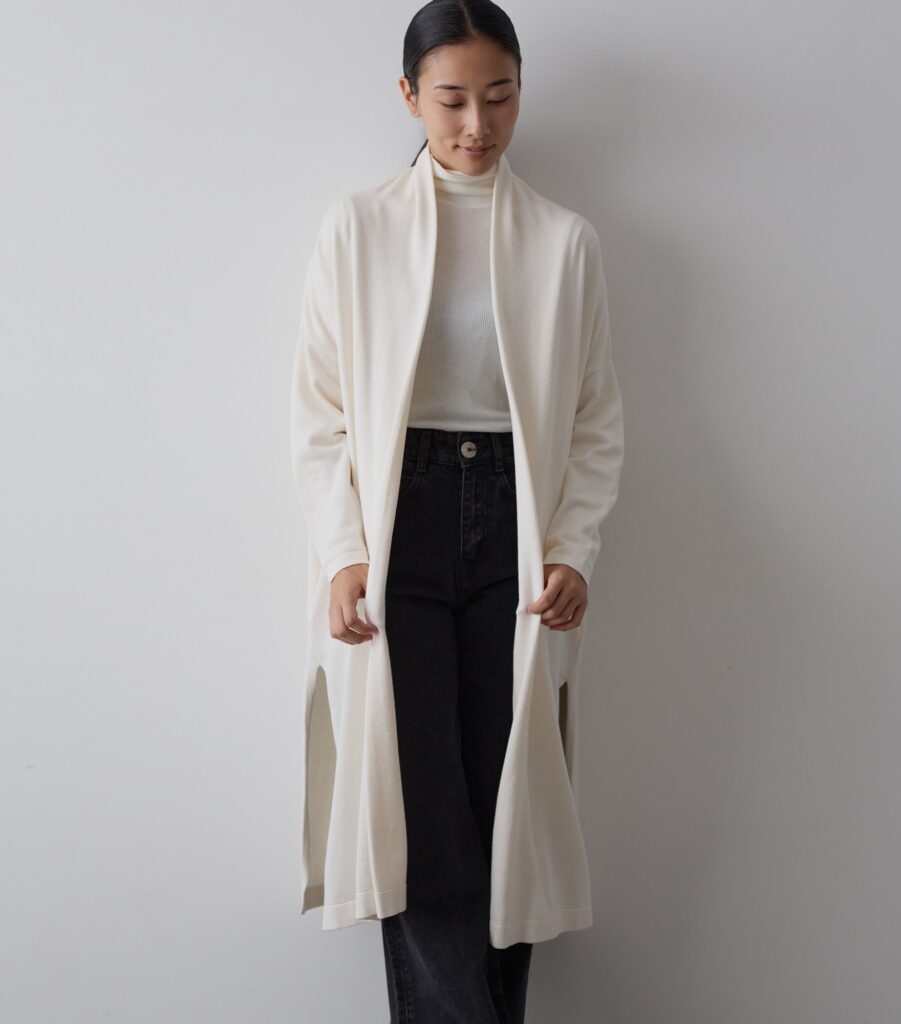ロングカーディガン/シルクコットン - DRESS HERSELF ONLINESHOP
