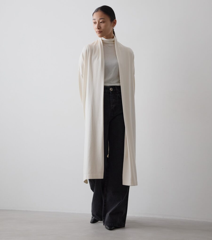 ロングカーディガン/シルクコットン - DRESS HERSELF ONLINESHOP