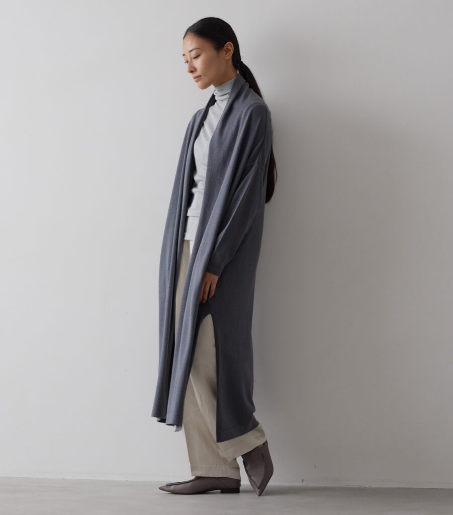 ロングカーディガン/シルクコットン - DRESS HERSELF ONLINESHOP